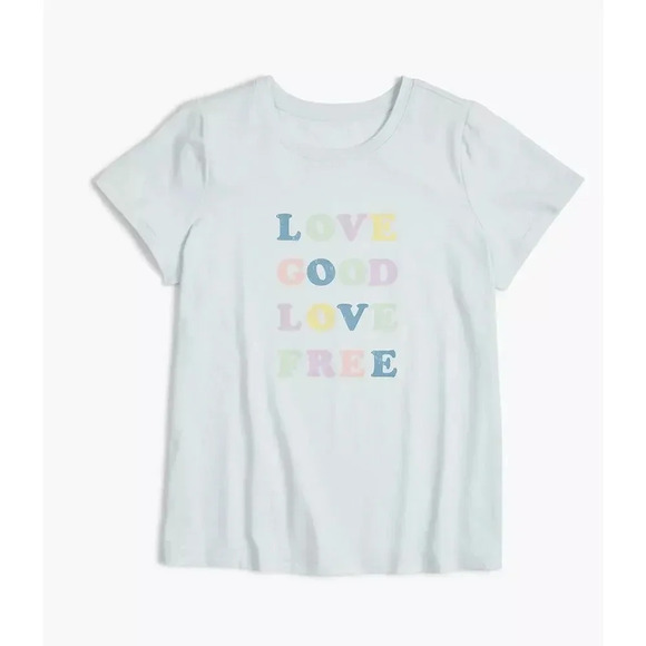 Lane Bryant Classic Love Good Love Free Graphic Tee - Picture 1 of 5
